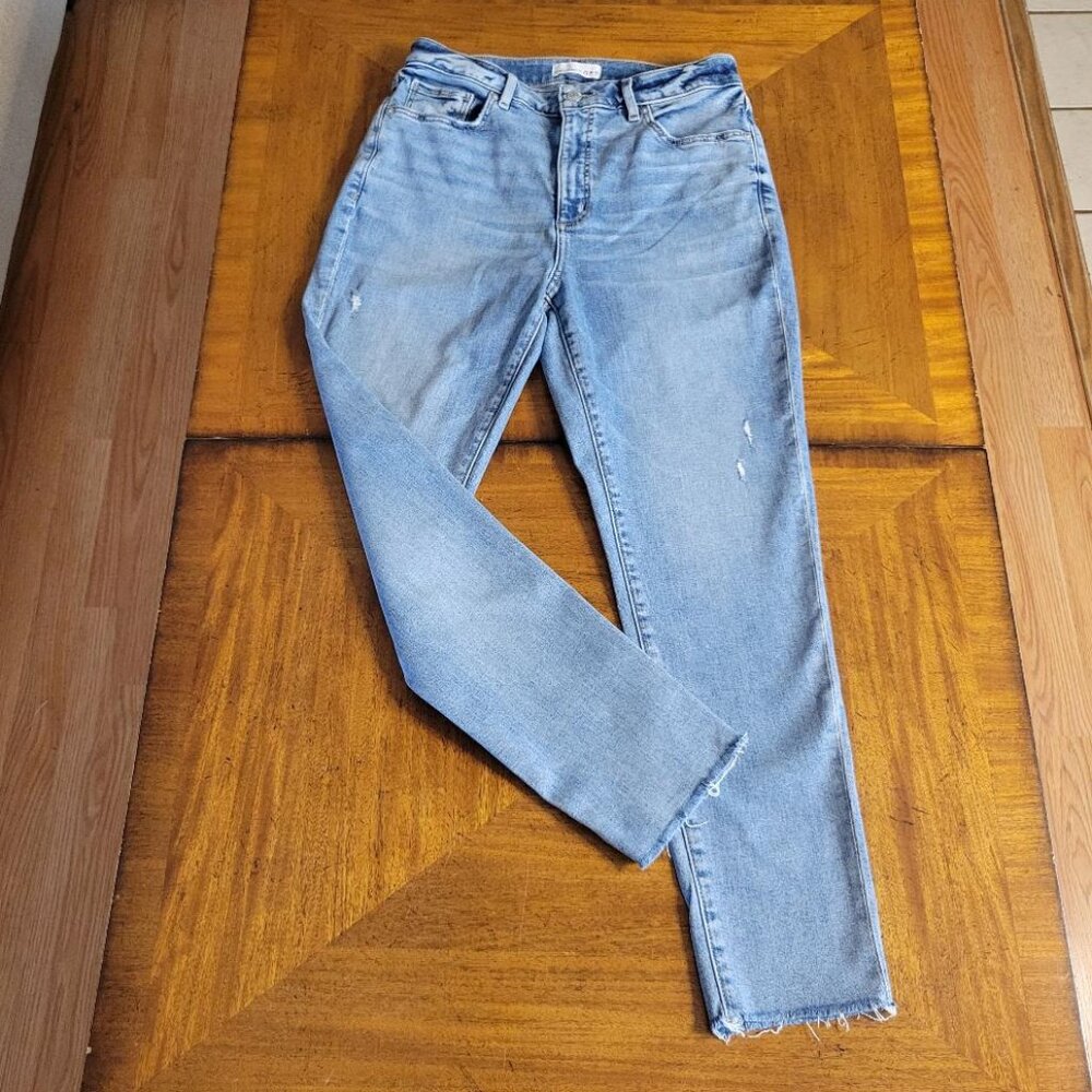 LOFT Denim Curvy Skinny Light Blue Jeans - Size 8/29
